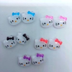 10 Mini Hello Kitty Nail Charm